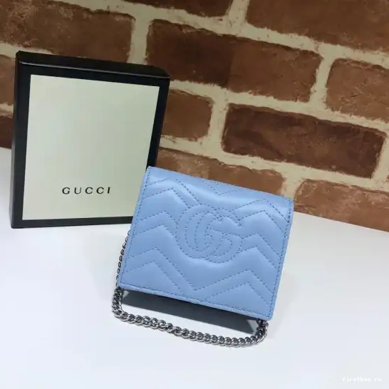 First bag ru chain GUCCI wallet Marmont GG 0520